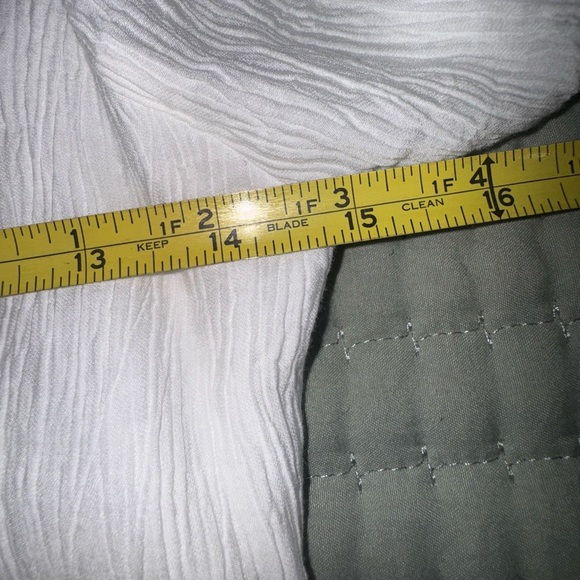 Alter’d State White Long Sleeve bow tie back Tiered Mini Dress Size Large EUC - Picture 10 of 11